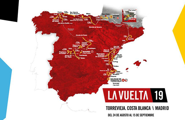 Vuelta a España 2019 - Recorrido